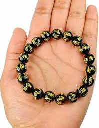 Black Om Mani Bracelet