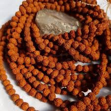 5 Mukhi Nepali Rudraksha Mala 18 MM (108+1)