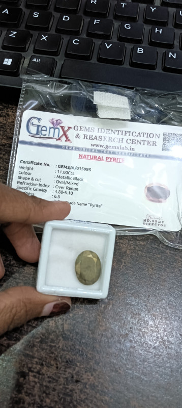 Pyrite stone for ring (8 ct To 10 ct)