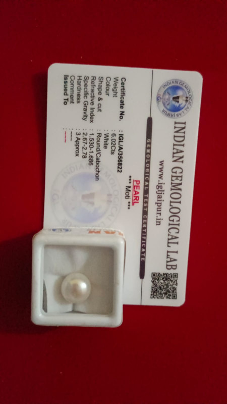 White Pearl Stones (White Color Stone)