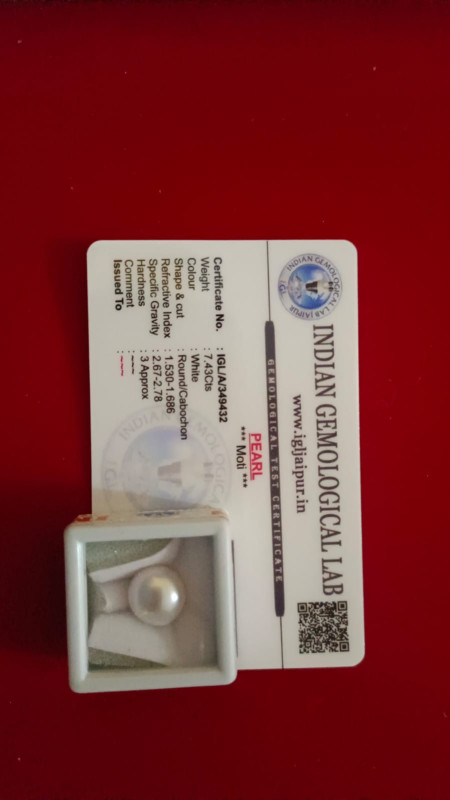 White Pearl Stones (White Color Stone)