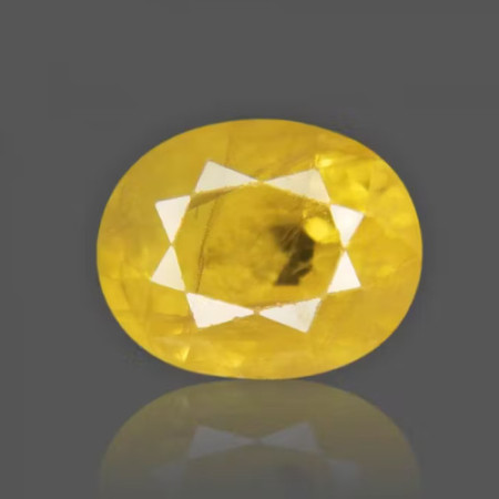 Certified Yellow Sapphire Stone (Yellow Pukhraj Stone Price & Benefits)