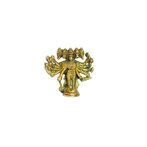 Panchmukhi Hanuman Brass Idol