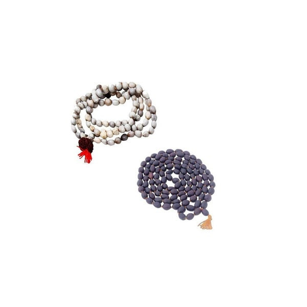 Combo of Energized Original Vaijayanti and Lotus Seeds Mala