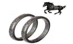 Kale Ghode Ki Naal Ki Ring (Black Horse Shoe Ring)